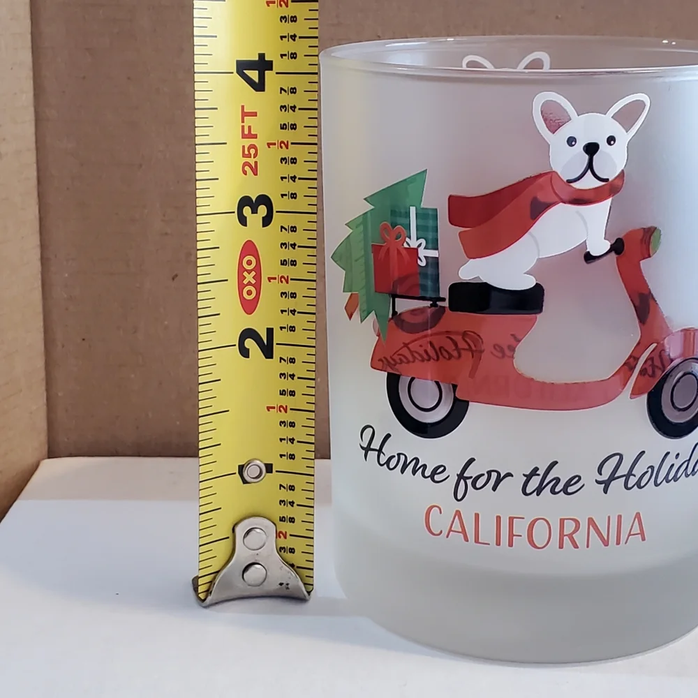 Set of 2 Christmas drinking‎ glasses